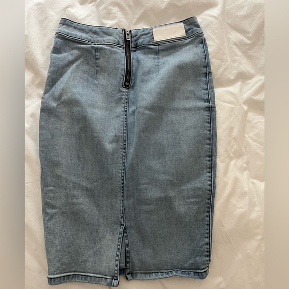 Aritzia Skirts Aritzia Denim Skirt Pencil Poshmark